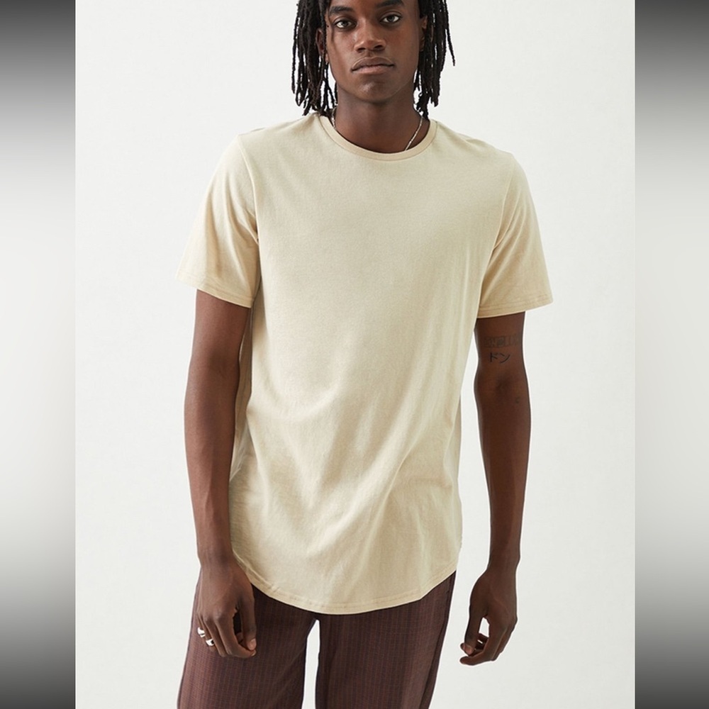 PacSun Medium‎ Yellow Scallop T Shirt